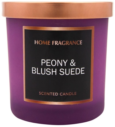 Ароматическая свеча Union Source Home Fragrance Peony & Blush Suede 8 см, 1 шт