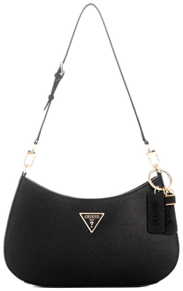 Купить Сумка багет GUESS 14411630 искусственная кожа черный в Алматы ...