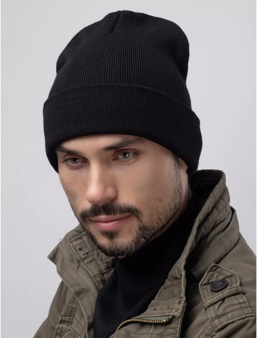 Шапка Fashion размер универсальный, черный