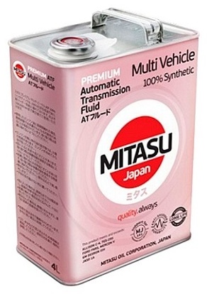 Масло синтетическое MITASU MJ-328 Premium ATF MV 4 л