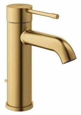 Смеситель для раковины (умывальника) Grohe 23589 цвет золотой, сатин, однозахватный