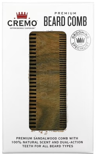 Cremo гребень Premium Beard Comb 10x5 см