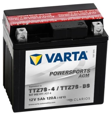 VARTA YTZ7S-BS 5Ah -/+