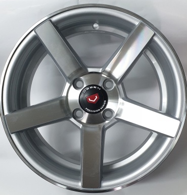 Powcan CV3 6.5x15/4x100 D67.1 ET35 4 диска черный, серебристый