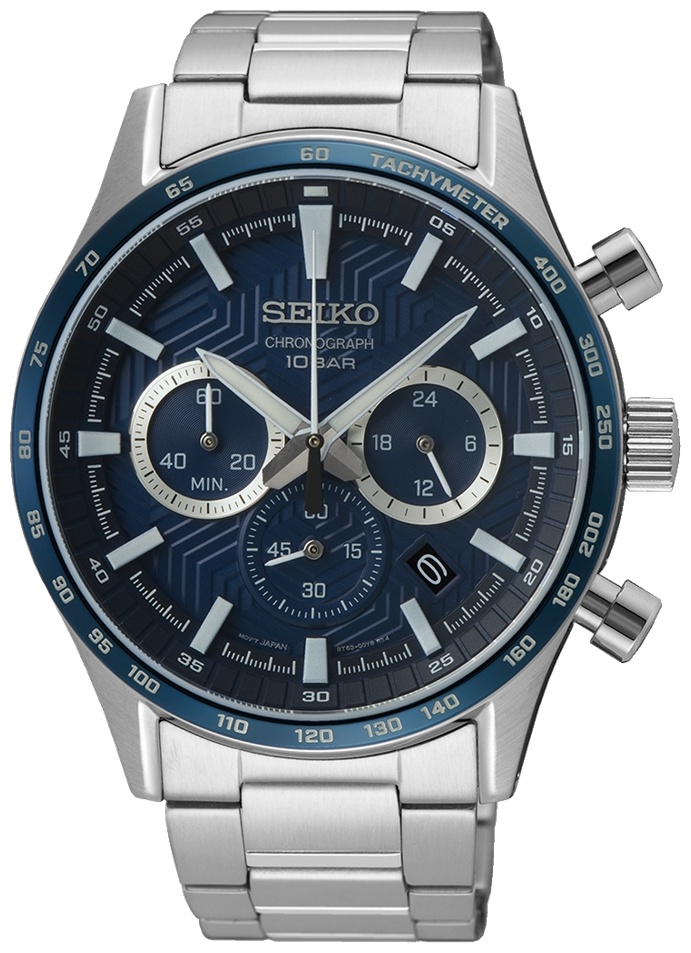 Кварцевые Seiko SSB445P1 нержавеющая сталь