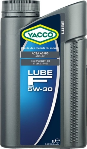 Синтетическое Yacco Lube F 5W-30 1 л