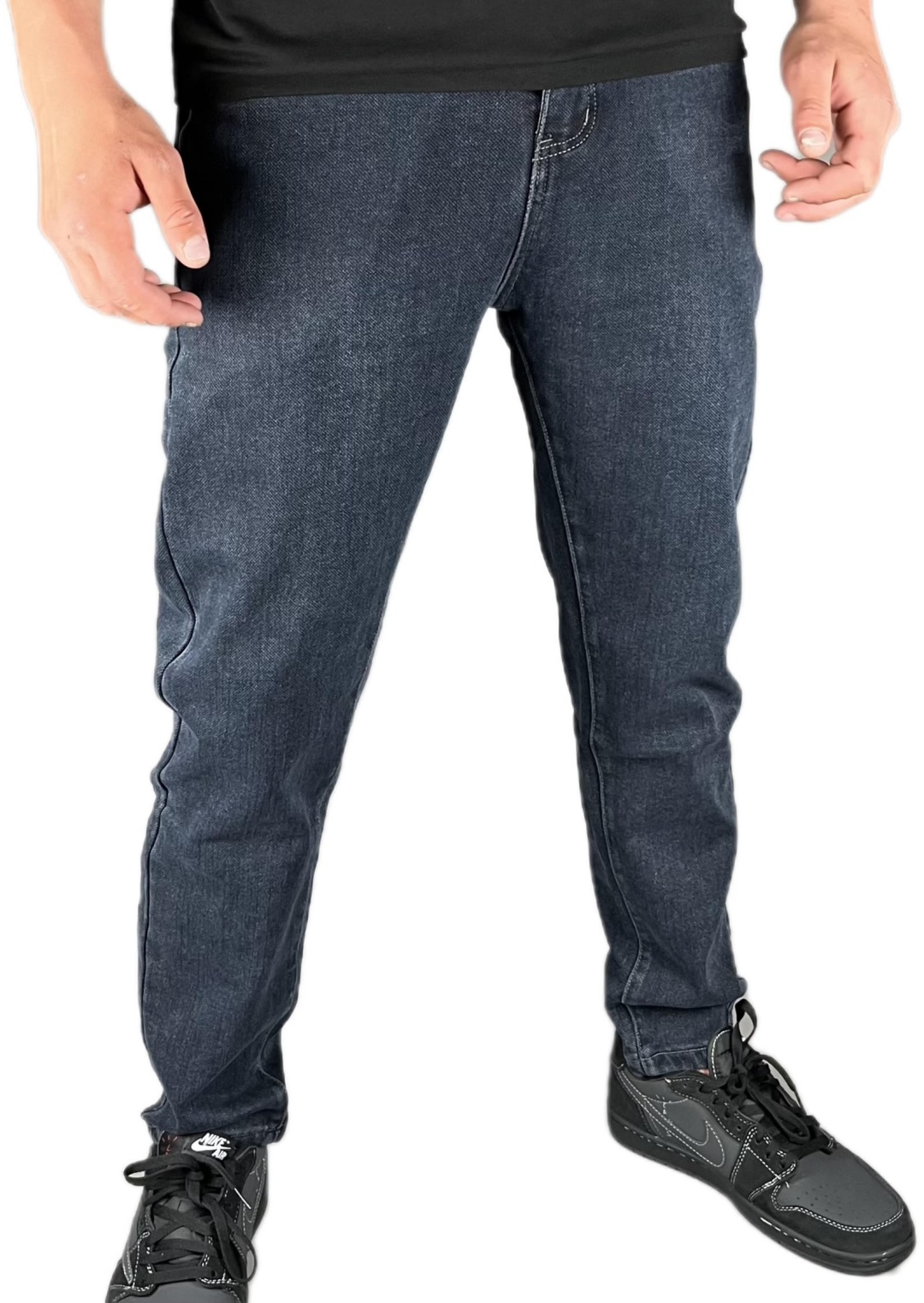 Джинсы зауженные Denim синий