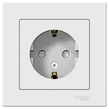 Розетка Schneider Electric AtlasDesign ATN000144, белый