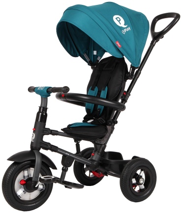Трёхколёсный велосипед QPLAY S380-10 Rito Rubber зеленый