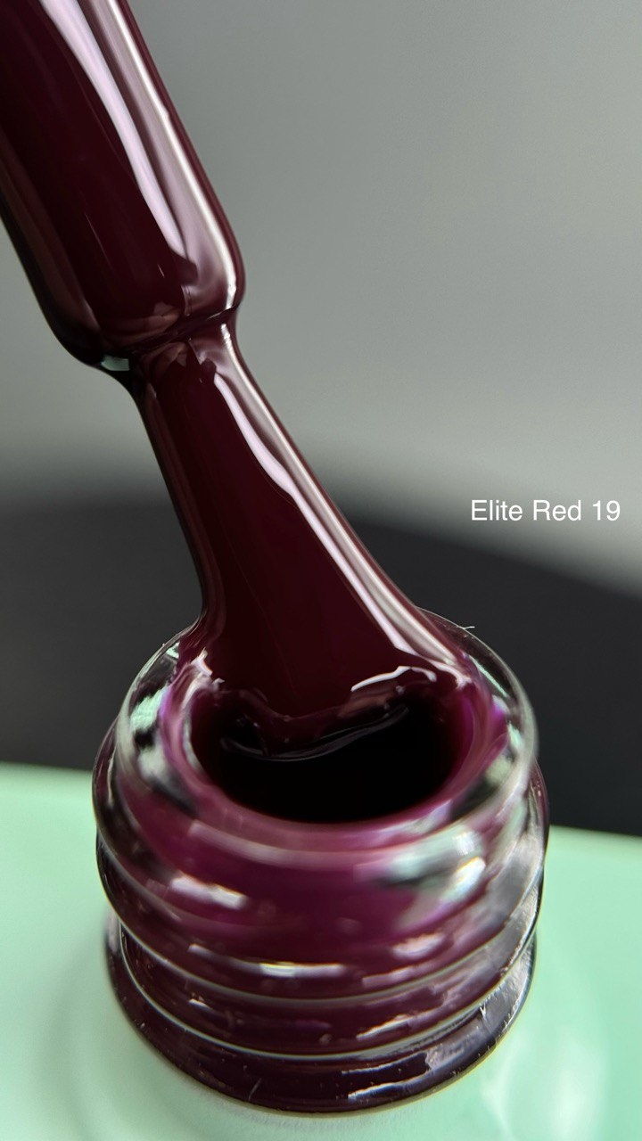 Novel гель-лак Elite Red 19 глянцевое 10 мл