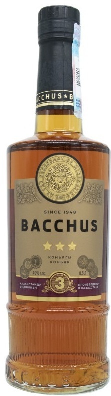 Коньяк BACCHUS 3 звезды 40% 0.5 л