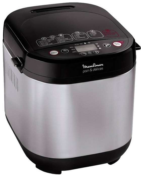 Хлебопечь Moulinex OW240E Pain and Delices серебристый, черный
