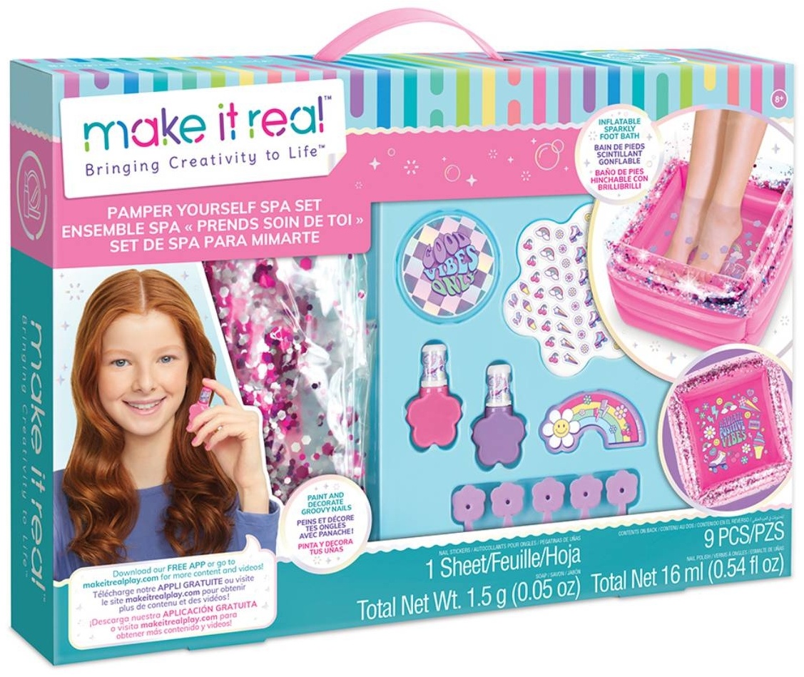 Make It Real Набор для нейл-арта Pamper Yourself Spa набор 3+