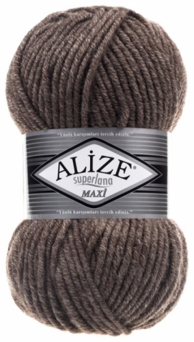 Моток Alize Superlana Maxi 240 светло-коричневый меланж 100 м 100 г