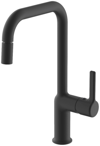Смеситель для кухни Haiba HB70814-7, латунь, цвет серый