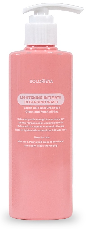 Solomeya Lightening Intimate Cleansing Wash гель для интимной гигиены 180 мл