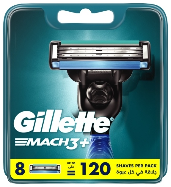 Gillette Mach3+ сменные кассеты 8 шт