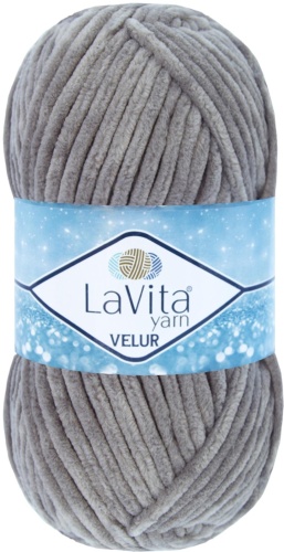 Моток Lavita yarn 6001 Серый 120 м 100 г