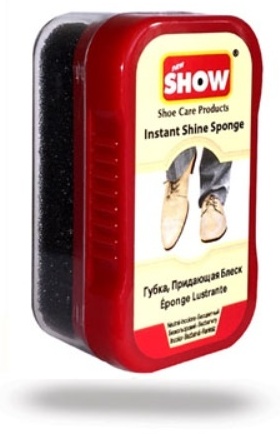 SHOW губка бесцветный, Shoe Care Products Instant Shine Sponge