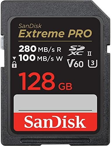 Карта памяти SanDisk Secure Digital XC Extreme PRO UHS-II V60 SDSDXEP-128G-GN4IN 128 Гб