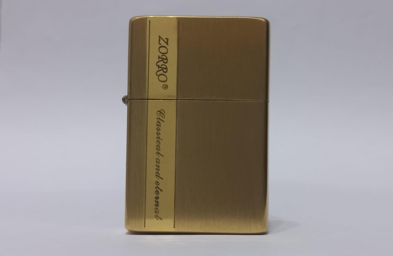 Zorro бензиновая зажигалка 22HK, латунь