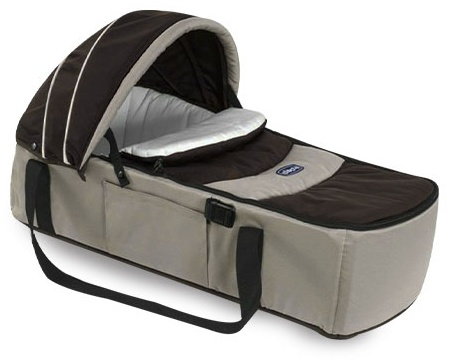Люлька-переноска Chicco chicco003 макс. возраст 6 месяцев серый
