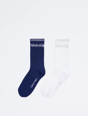 Носки Calvin Klein 2 пары синий, белый L-XL