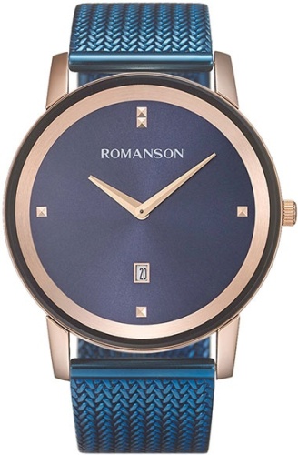 Кварцевые ROMANSON TM 8A23M MW(BU) нержавеющая сталь