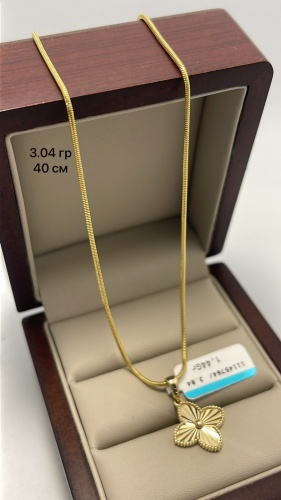 Exclusive Italy 89652 длина 40 см, вес 4.48 г золото, плетение снейк
