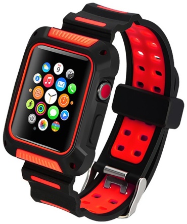 Ремешок COTEetCI для Apple Watch Series 1, Watch Series 8 красный