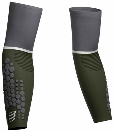 Compressport  нарукавники ArmForce Ultralight /SU00008B/T2 (25-28), green steel grey