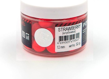 RHINO BAITS Pop-up Strawberry RB01600 клубника 0.05 кг