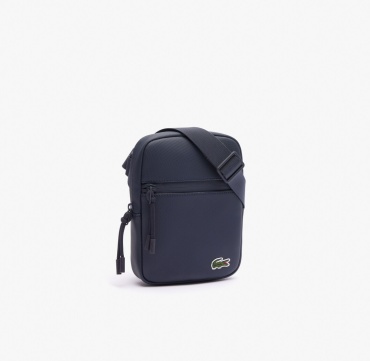 Барсетка LACOSTE ПВХ черничный