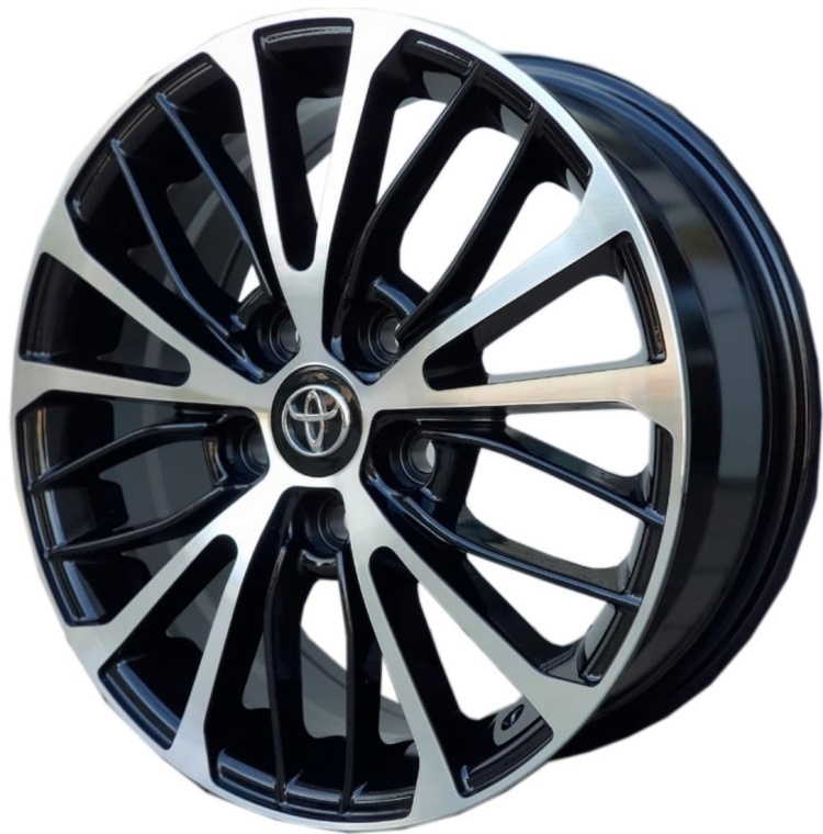 Auher 9134 6.5x16/5x114.3 D60.1 ET45 черный, серебристый