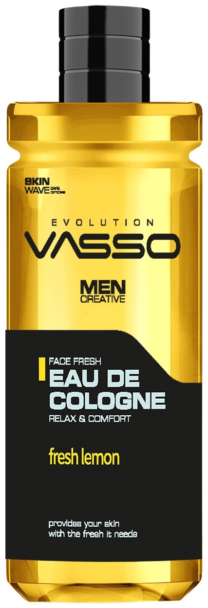 VASSO Eau De Cologne Fresh Lemon лосьон после бритья 370 мл