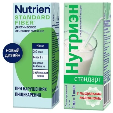 Инфаприм смесь для энтерального питания Nutrien Standard Fiber с пищевыми волокнами 200 мл