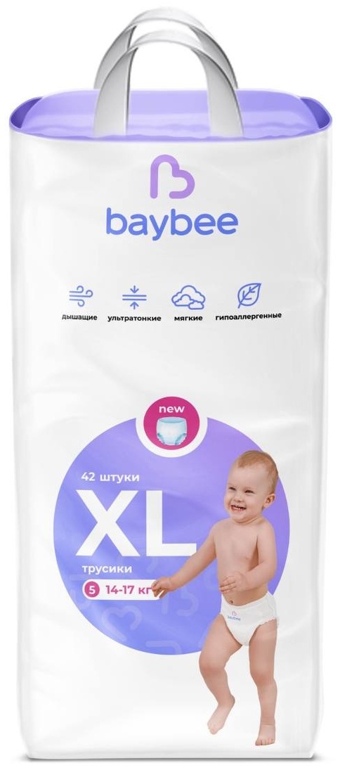 Подгузники-трусики Baybee Premium XL, 42 шт