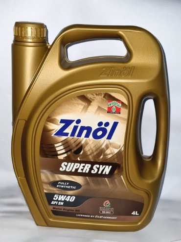 Синтетическое Zinol Super 5W-40 4 л