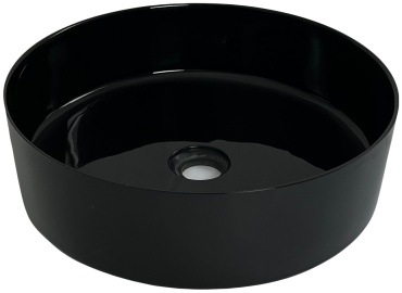 Раковина накладная 40 см Black
