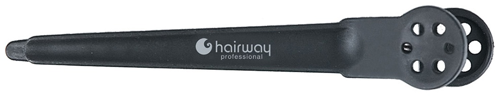 Hairway зажимы для волос черный