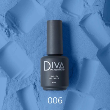 Diva nail technology гель-лак Gel color 006 глянцевое 15 мл