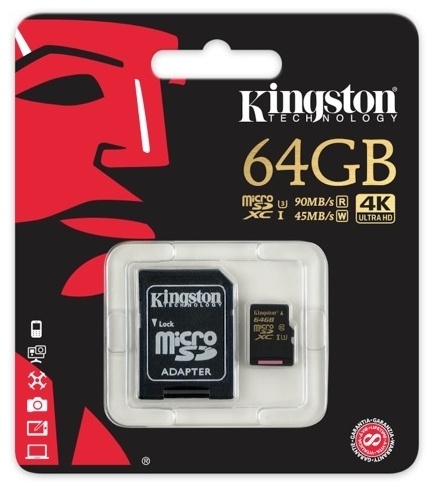 Карта памяти Kingston SDCG 64GB