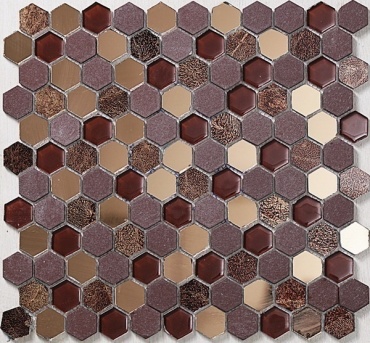Мозаика Стеклянная 30.8x30.8 см