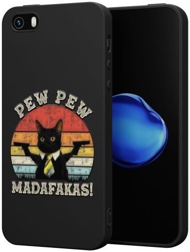 Чехол Mcover для Apple iPhone SE, iPhone 5, iPhone 5S рисунок