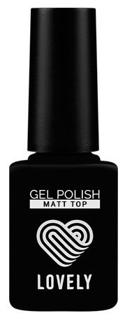 Lovely верхнее покрытие Matte top прозрачный матовое 12 мл