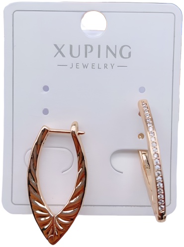 Серьги Xuping Jewelry бижутерный сплав, ювелирный сплав, медицинское золото, кристалл