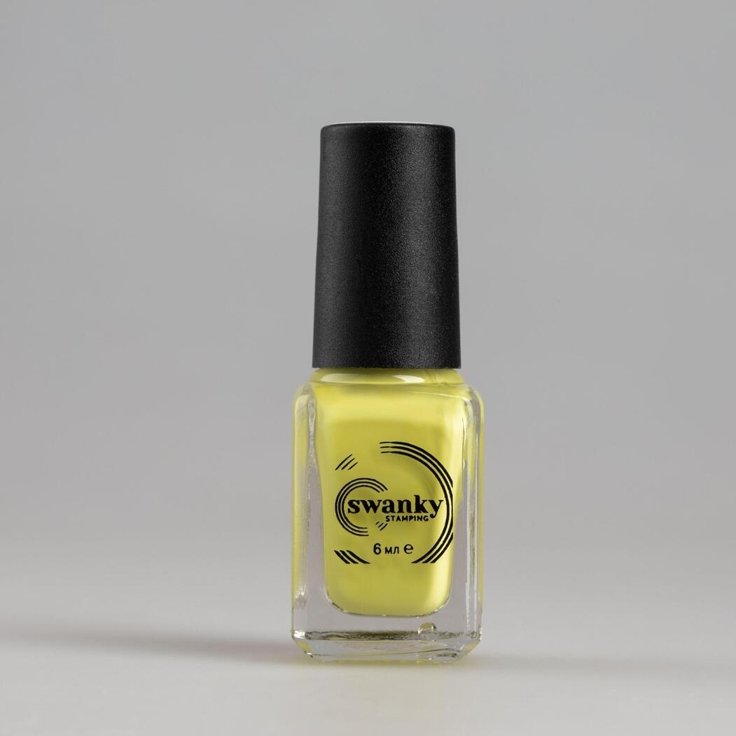 Swanky Stamping лак для стемпинга S63 пыльно жёлтый 6 мл