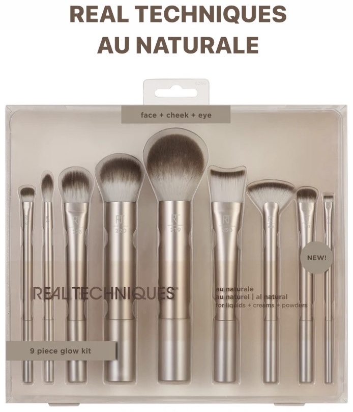 REAL TECHNIQUES Набор кистей Real Techniques Au Naturale 9 шт