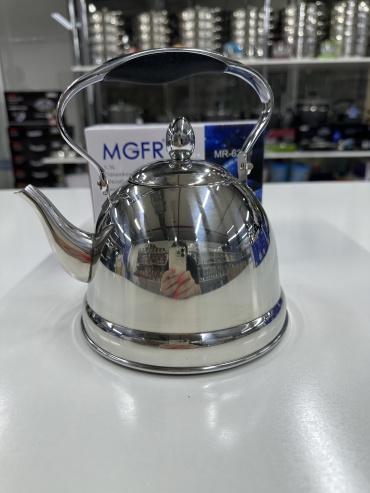 Чайник MGFR MR-6210 1.5 л, нержавеющая сталь