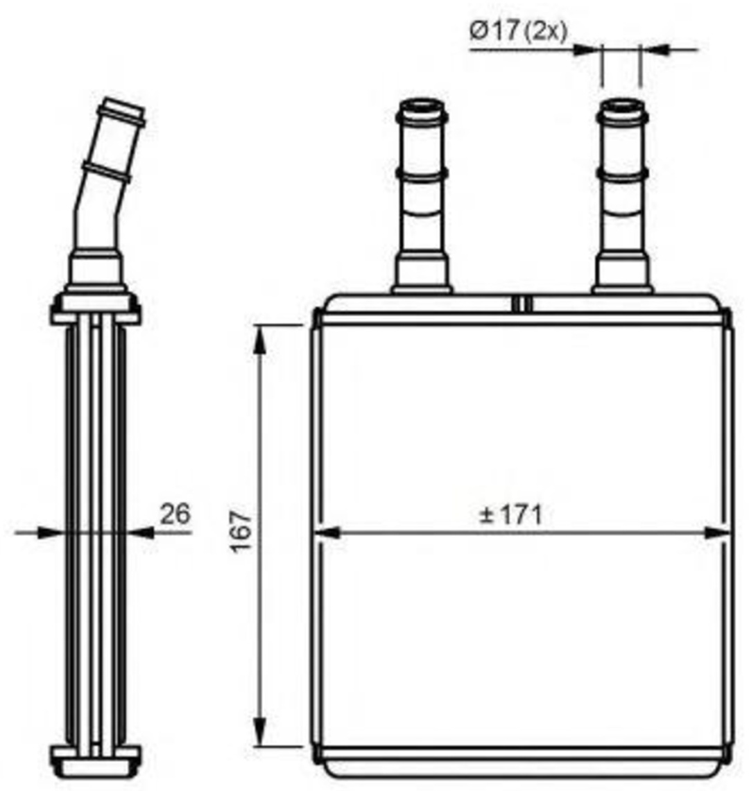 PATRON радиатор печки PRS2140